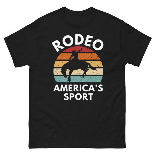 Rodeo America's Sport Bareback Bronc Riding Western Cowboy Tshirt